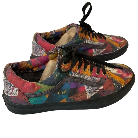 Vans Old Skool Abstract Multi Print Size 11 Women/Men 9.5 - Picture 4 of 10
